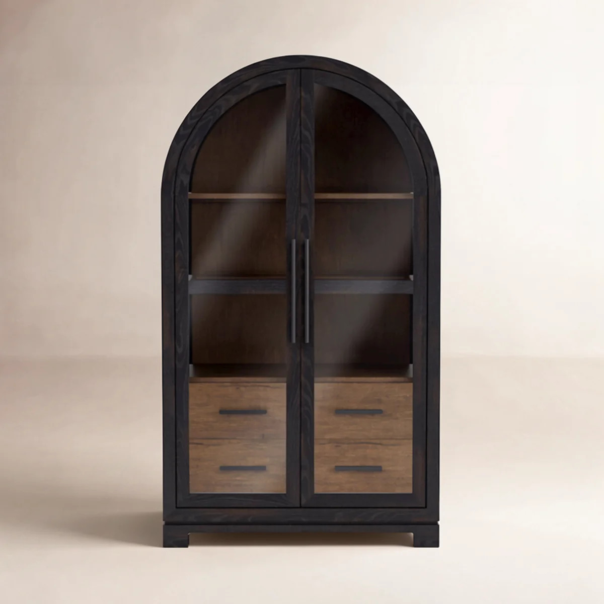 Billie Black Display Cabinet | Wayfair North America