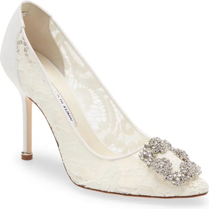 Hangisi Lace Pointed Toe Pump (Women) | Nordstrom