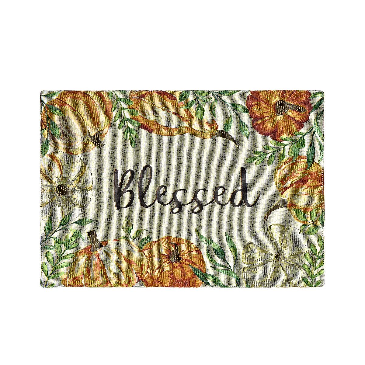 Celebrate Together™ Fall Pumpkin Border "Blessed" Placemat | Kohl's