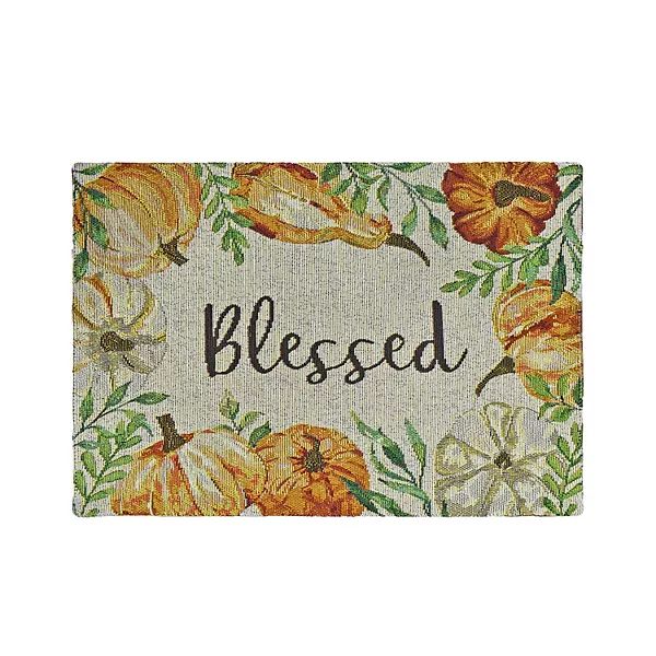 Celebrate Together™ Fall Pumpkin Border "Blessed" Placemat | Kohl's