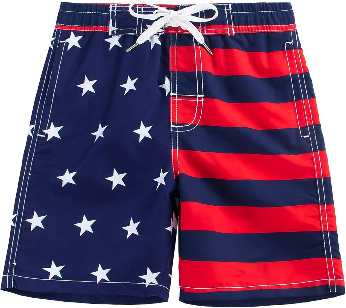 Kute 'n' Koo Boys Swim Trunks, Quick Dry Boys Swim Shorts, Toddlers Swim Trunks Size from 2T to 1... | Amazon (US)