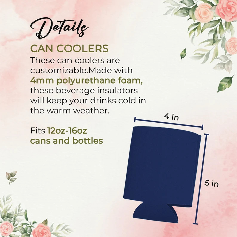 Pet Wedding Can Coolers, Pet Wedding Can Coolie Favors, Pet Wedding Stubby Holder, Pet Wedding Fa... | Etsy (US)