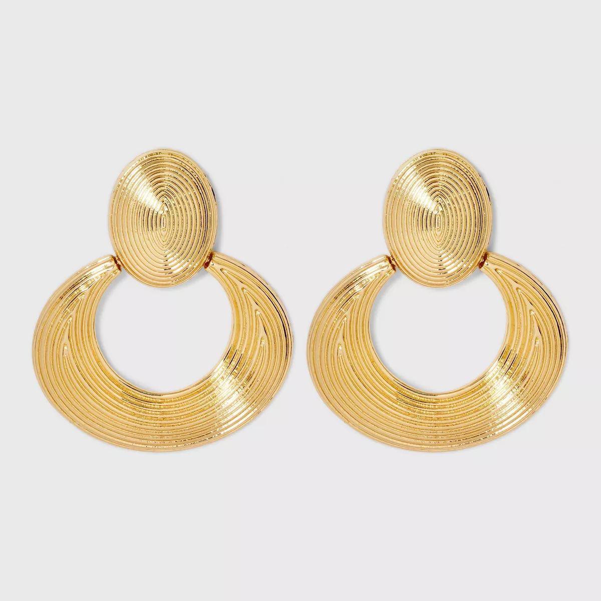SUGARFIX by BaubleBar Gold Oval Statement Earrings | Target