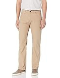 Wrangler Men's Rugged Wear Relaxed Fit Straight Leg Canvas Pant, Golden Khaki Canvas, 32x36 | Amazon (US)