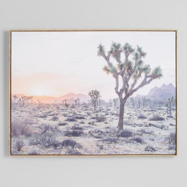 Joshua Tree By Dean Mayo Framed Canvas Wall Art | World Market