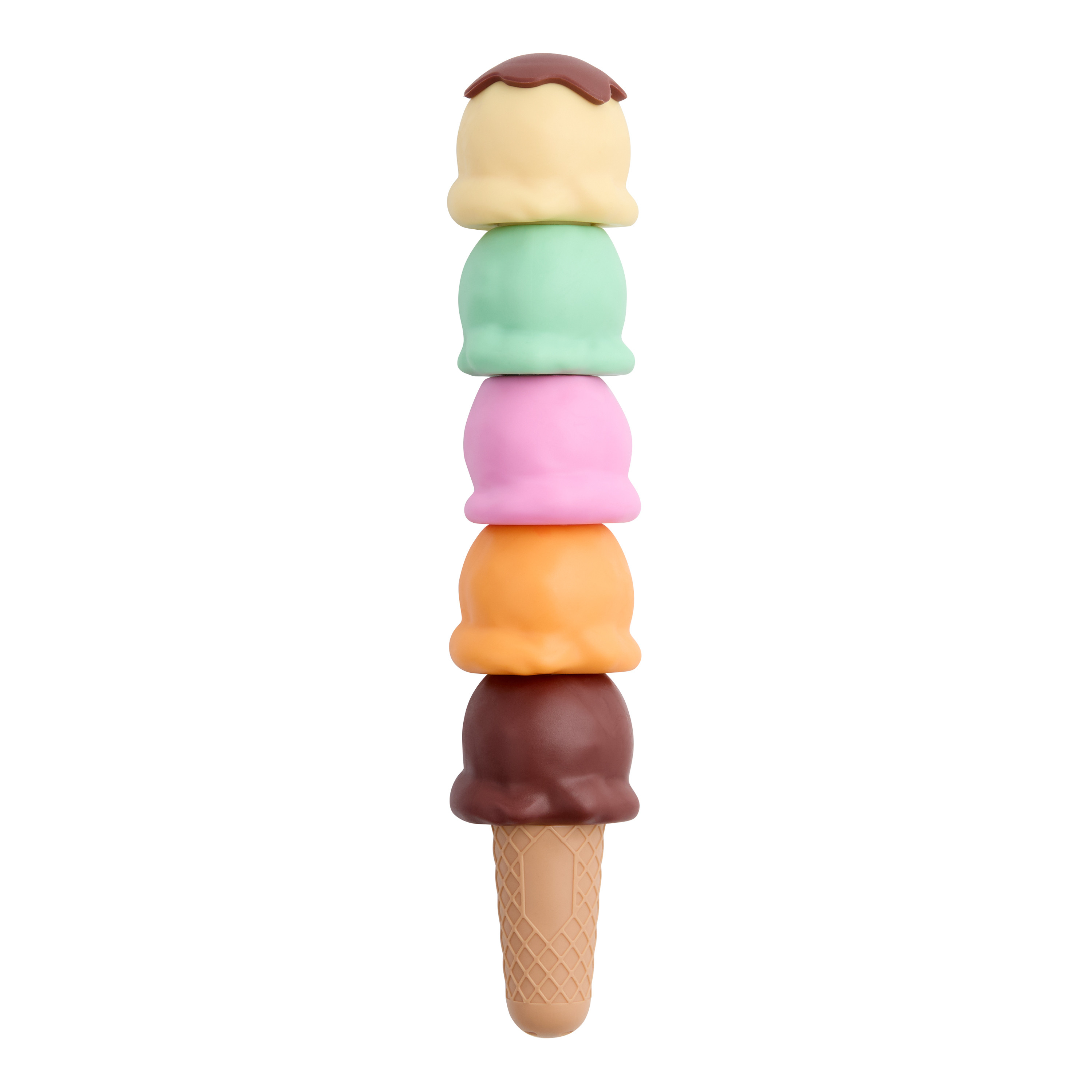 Ice Cream Cone Stackable Markers 5 Pack - World Market | World Market