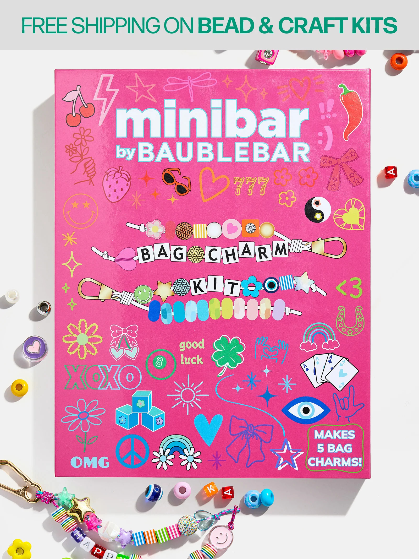Kids’ DIY Bag Charm Craft Kit - Bag Charms DIY Kit | BaubleBar
