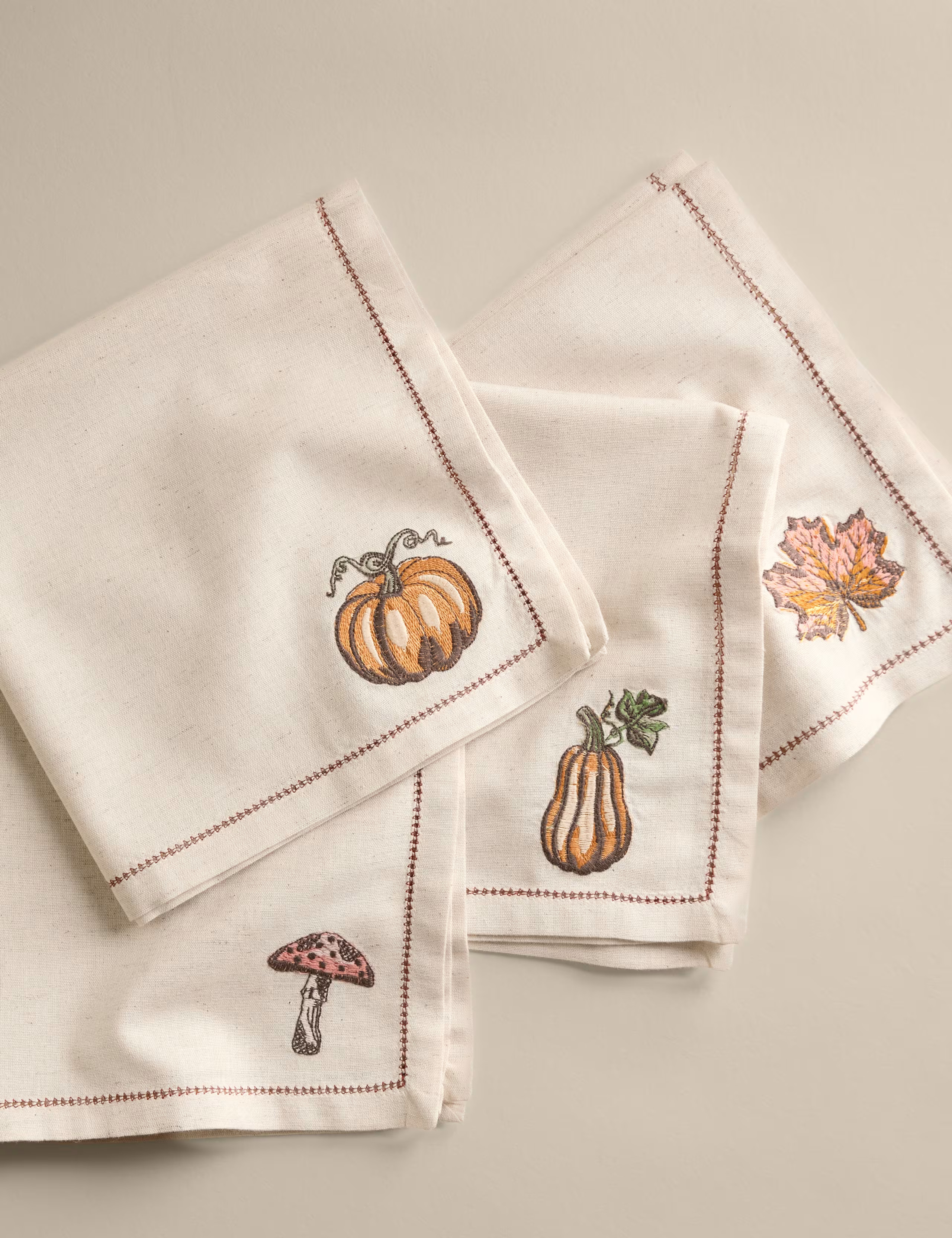 Set of 4 Cotton Rich Harvest Napkins | Marks & Spencer (UK)