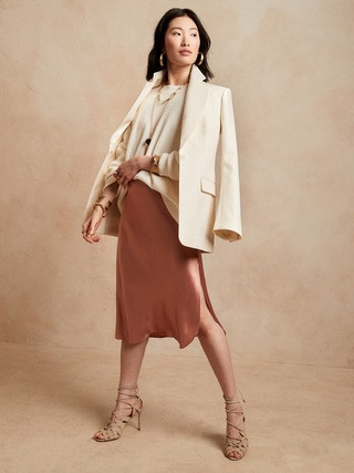 Bliss Silk Midi Skirt | Banana Republic (US)
