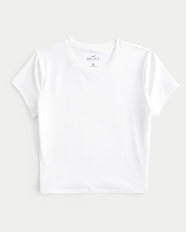 Soft Stretch Seamless Fabric Baby Tee | Hollister (US)