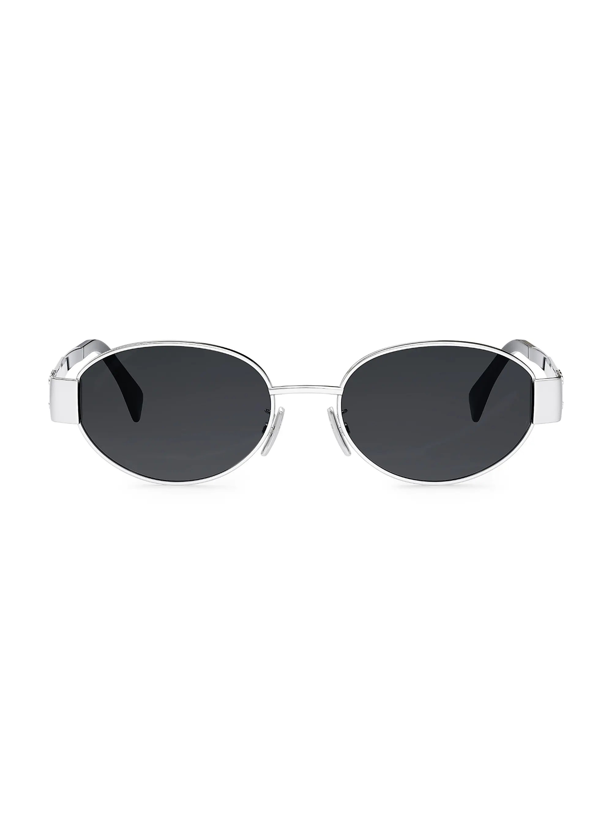 Triomphe 54MM Oval Sunglasses | Saks Fifth Avenue