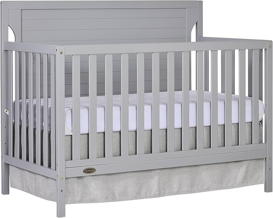 Cape Cod 5-In-1 Convertible Crib In Pebble Grey, Greenguard Gold And JPMA Certified, Built Of Sus... | Amazon (US)