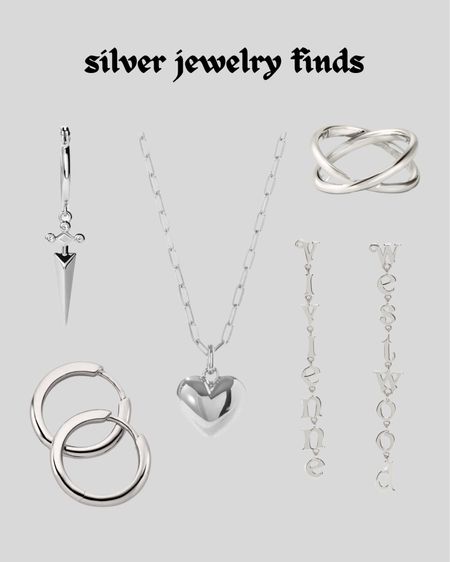 Silver jewelry finds ⛓️

#LTKfindsunder100 #LTKGiftGuide #LTKstyletip