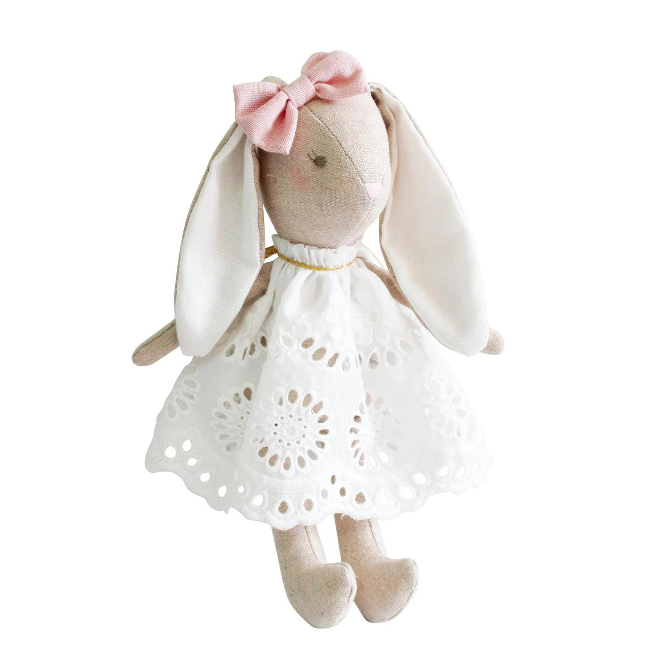 alimrose baby broderie bunny | minnow