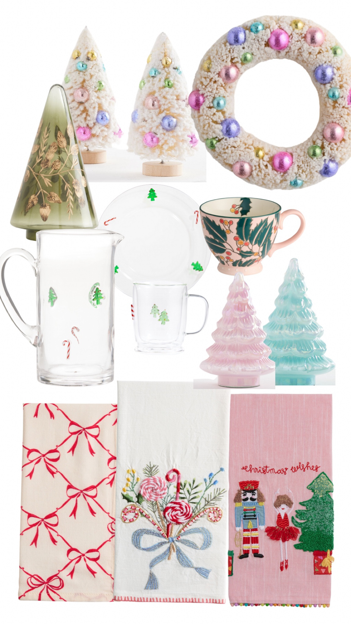 retro vintage christmas decor 💖🎄 on a budget from world market • affordable christmas decor! 

#LTKHoliday #LTKHome #LTKParties