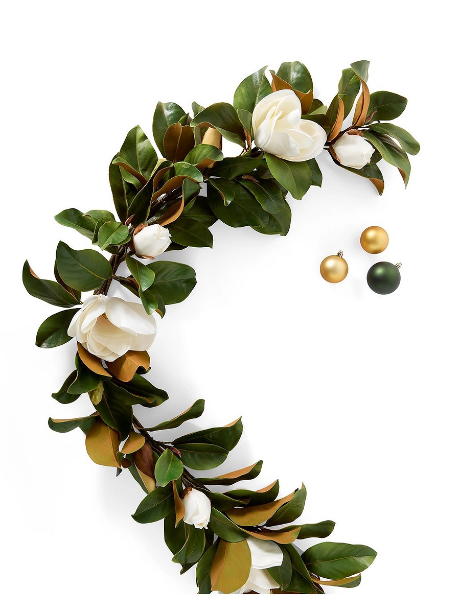 Faux Magnolia Garland | Serena and Lily