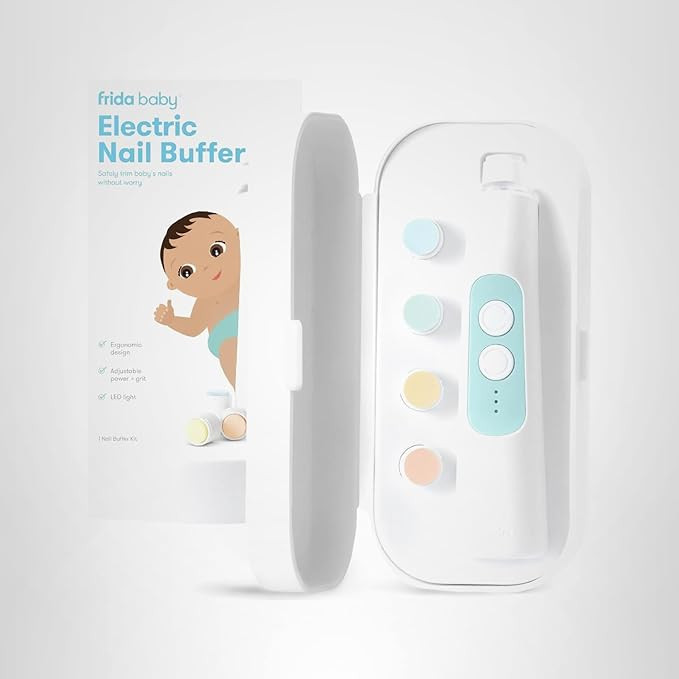 Frida Baby Electric Nail Buffer | Safe + Easy Baby Nail File, Baby Nail Clippers + Nail Trimmer K... | Amazon (US)