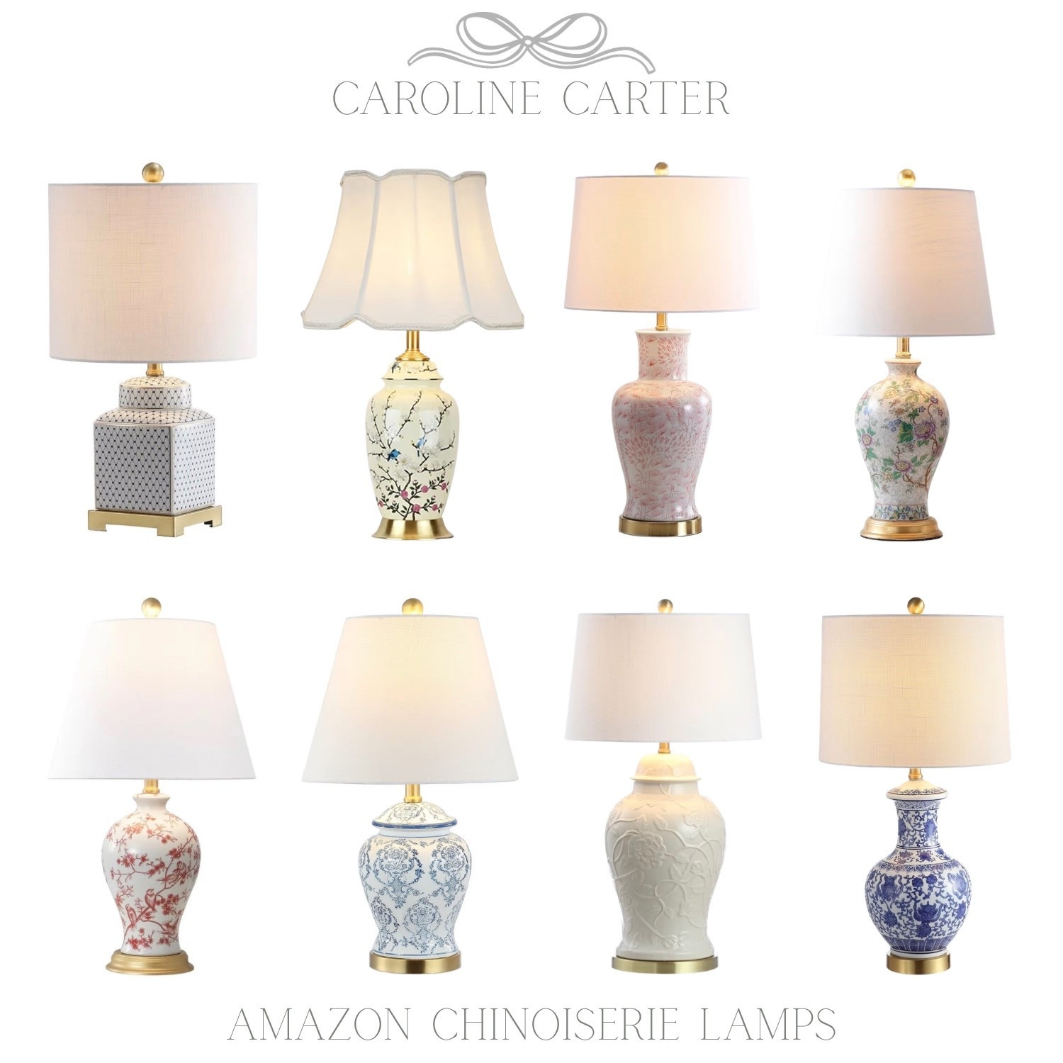 Chinoiserie lamp finds that instantly elevate your space 🤍✨
@amazonfindsandfashion 

chinoiserie decor, table lamps, amazon home finds, blue and white decor, traditional home style, classic decor, lamp styling, home lighting, grandmillennial style, coastal traditional, neutral home decor, living room decor, bedroom lighting, elegant home, home accents

#LTKHome