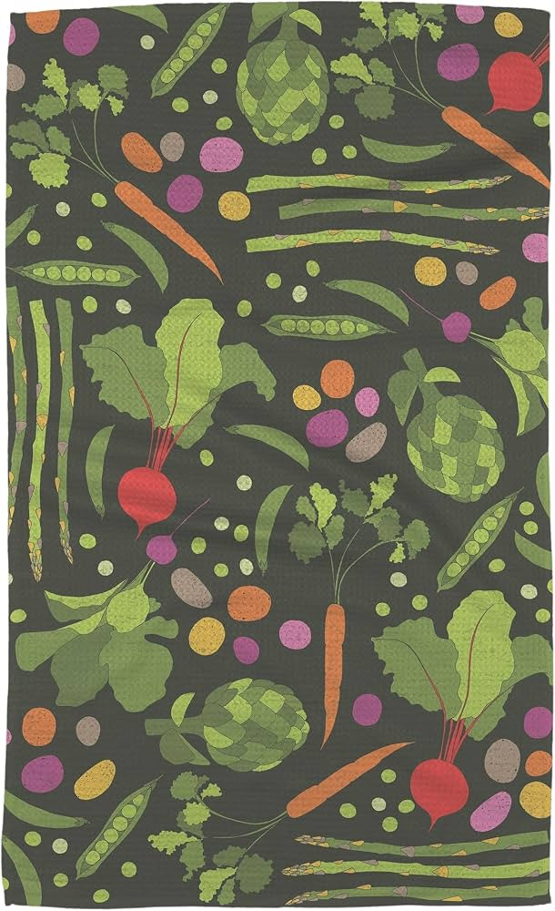 GEOMETRY Kitchen Tea Towel - Quick Dry Microfiber Cloth Dish Towels for Kitchen Drying - Premium ... | Amazon (US)