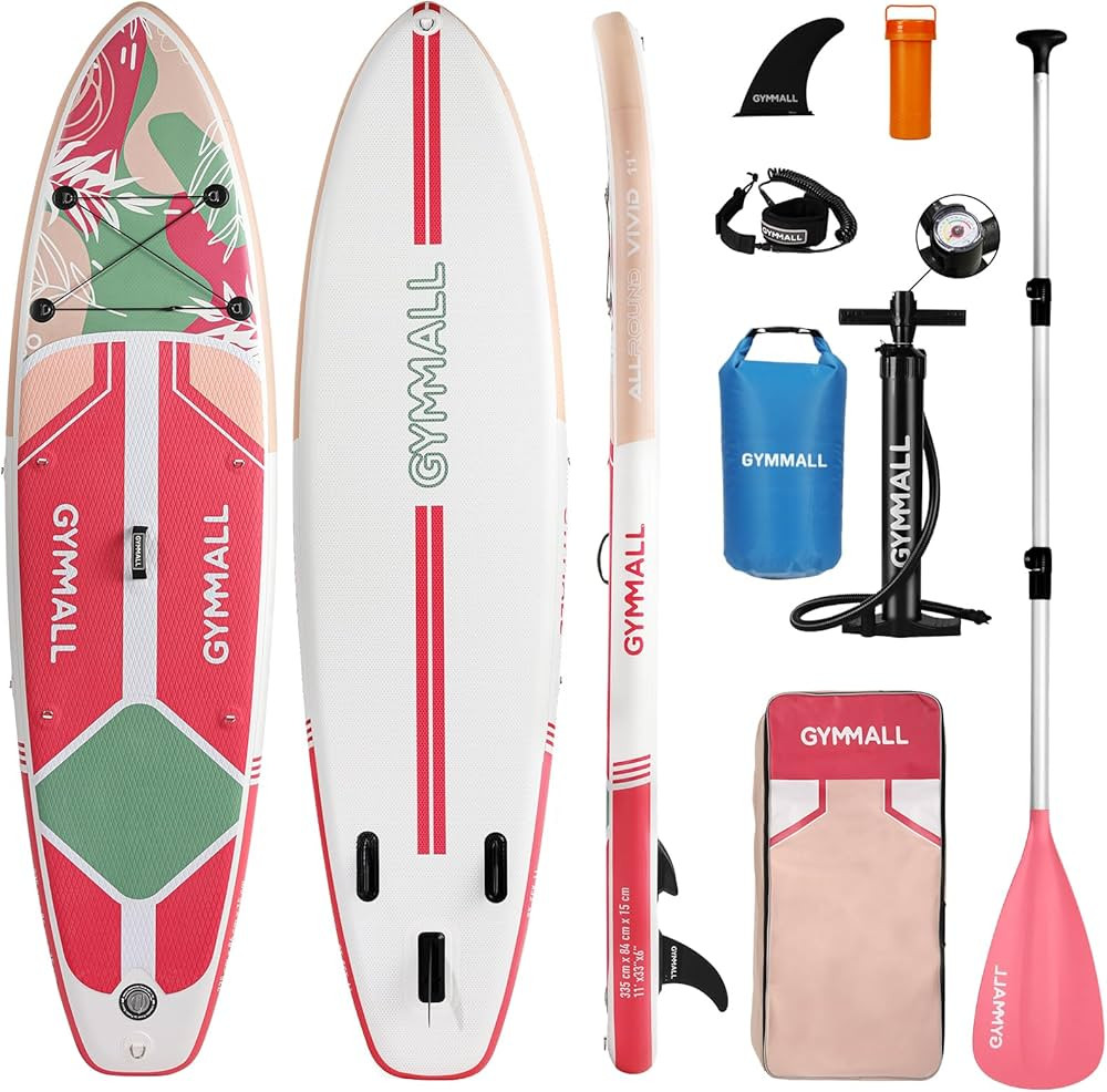 Paddle Board, Inflatable Stand Up SUP Paddle Boards for Adults & Youths of All Skill Levels, Wide... | Amazon (US)