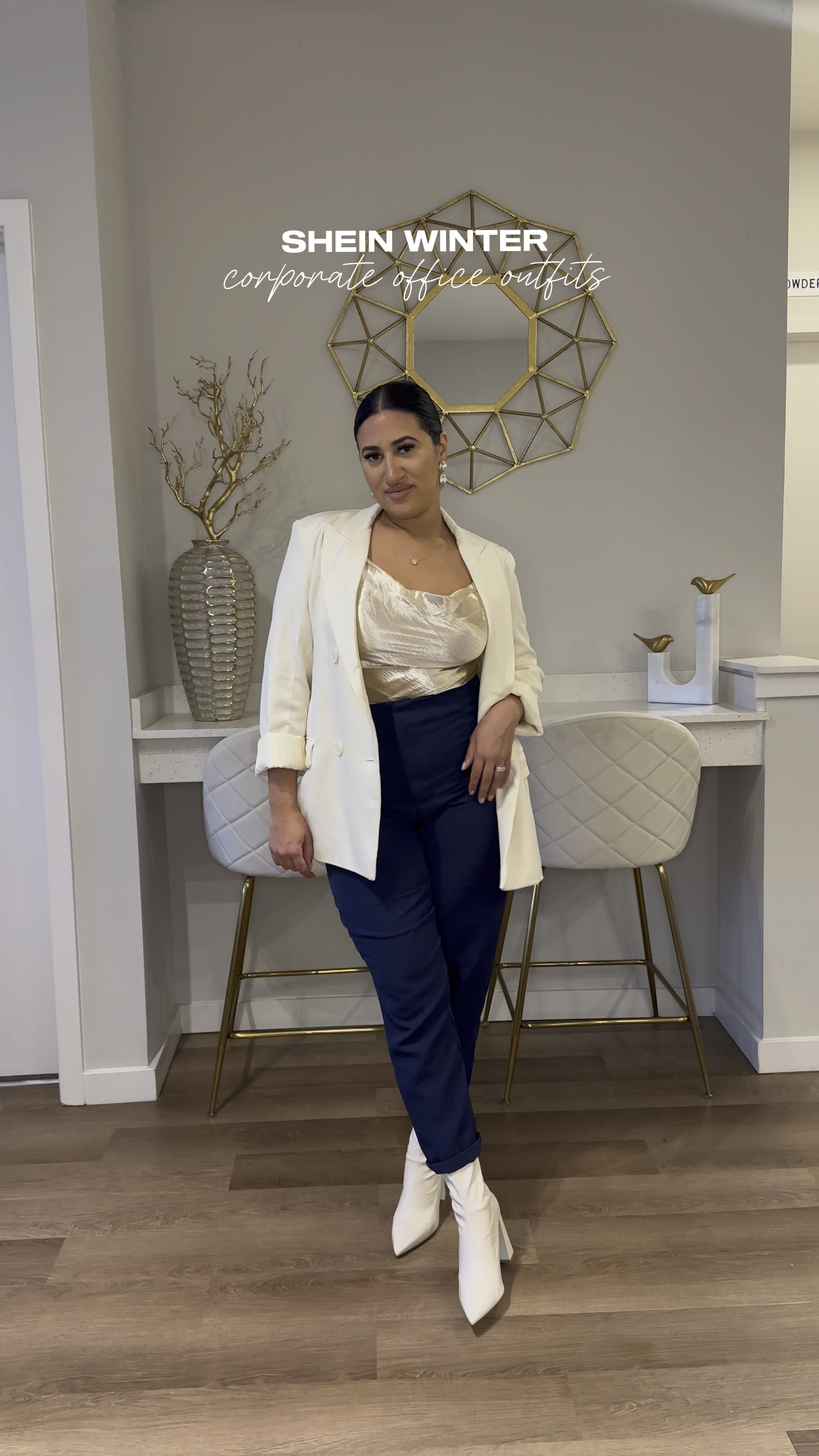 SHEIN Winter Corporate Office Outfits 🤍☃️

#LTKworkwear #LTKstyletip #LTKmidsize