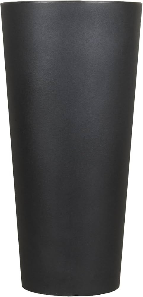 Tusco Products CTR32BK Cosmopolitan Round Garden Planter, 32", Black | Amazon (US)