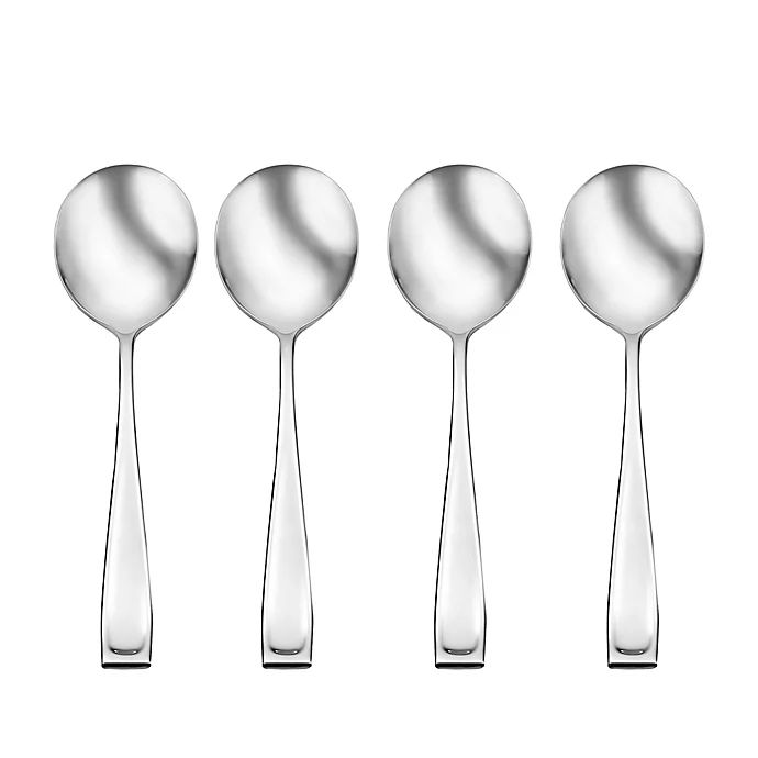 Oneida® Moda Soup Spoons (Set of 4) | Bed Bath & Beyond | Bed Bath & Beyond