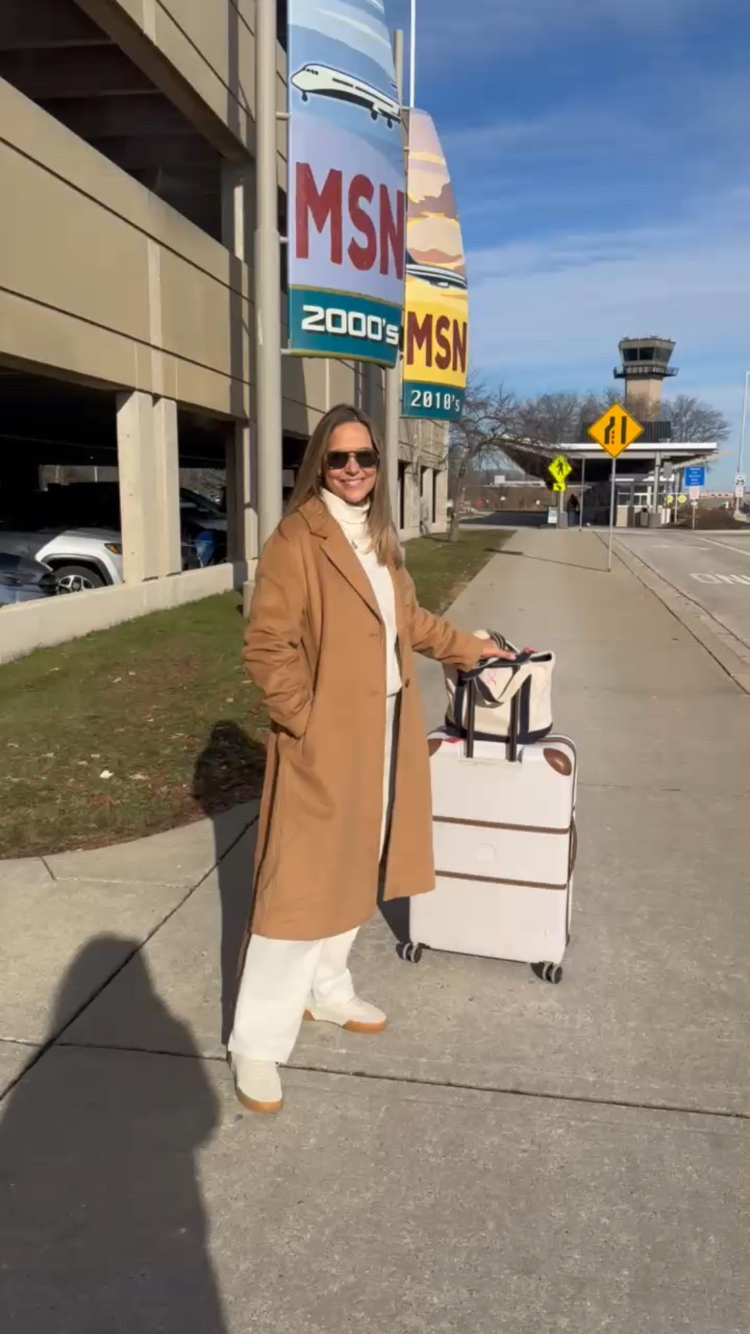 Travel in style with this Lands’ End set and gorgeous wool coat! 

#LTKdayinmylife #LTKOver40 #LTKootd
