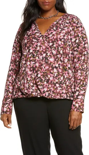Pink- Black Clouded Floral | Nordstrom