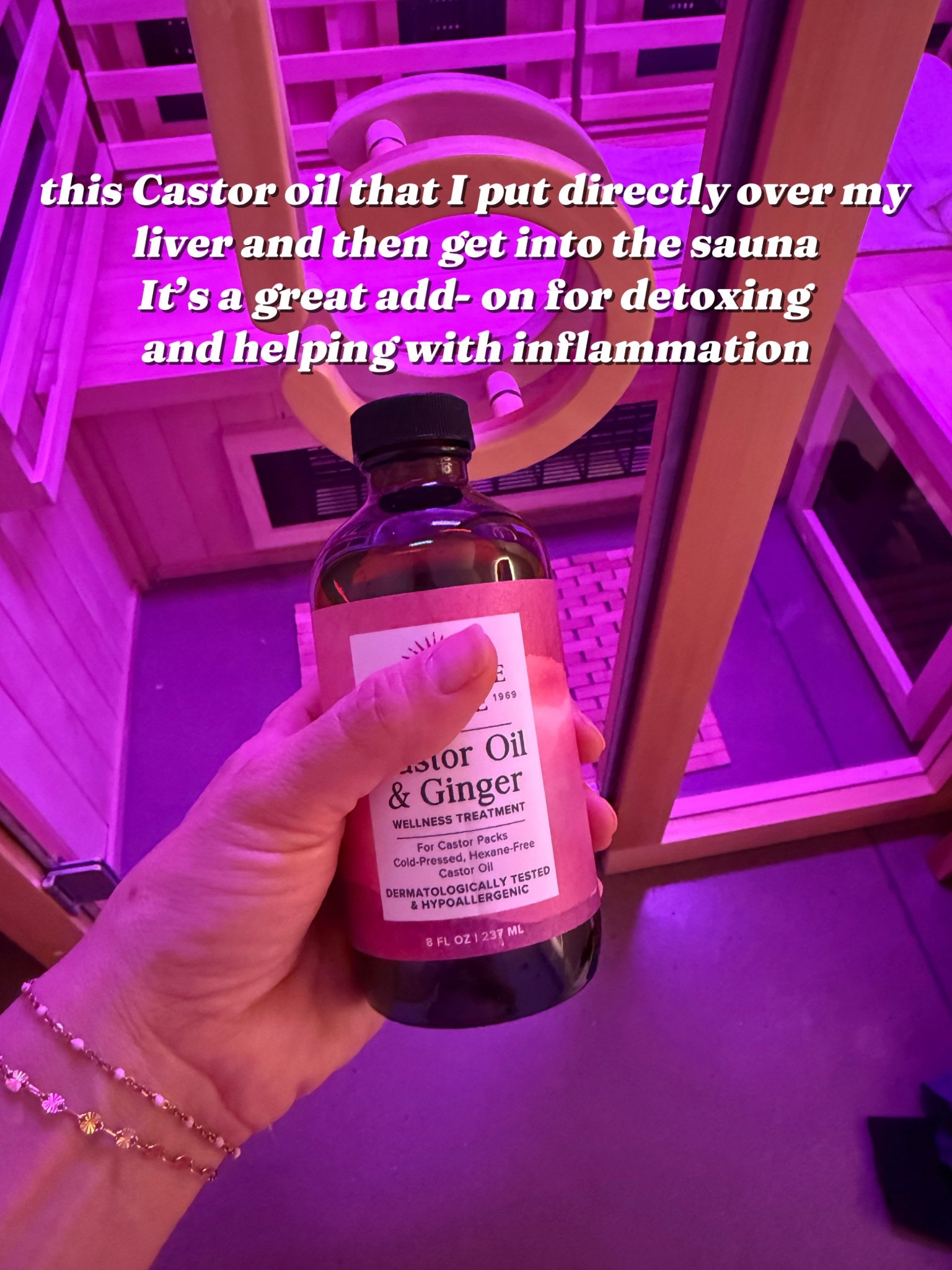 This castor oil put directly over your liver to help with detoxing and then getting in the sauna is soooo amazing! Make sure to get an organic non- hexane one!

#LTKselfcare #LTKdayinmylife #LTKOver40