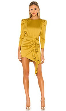 NBD Pandora Dress in Mustard Yellow from Revolve.com | Revolve Clothing (Global)