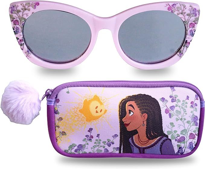 Disney Wish Girls Sunglasses and Glasses Case for Kids | Toddler Sunglasses for Girls Eyewear and... | Amazon (US)