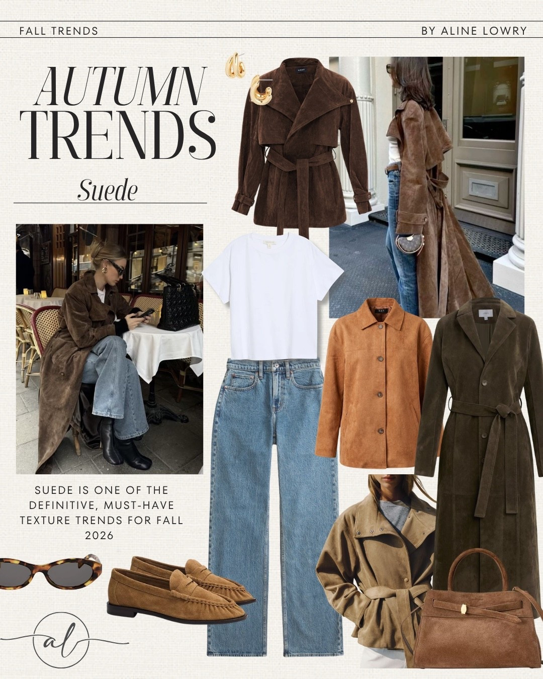 Fall 2026 Trends - Suede 
A must have for fall! From bags and shoes to coat and jackets. Can’t get enough 🤎🍂

#LTKU #LTKSeasonal #LTKootd