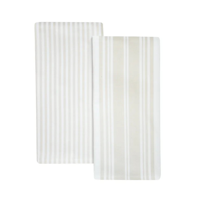 (3 pack) Better Homes & Gardens 2 Piece Culinary Kitchen Towel, Papyrus Beige | Walmart (US)