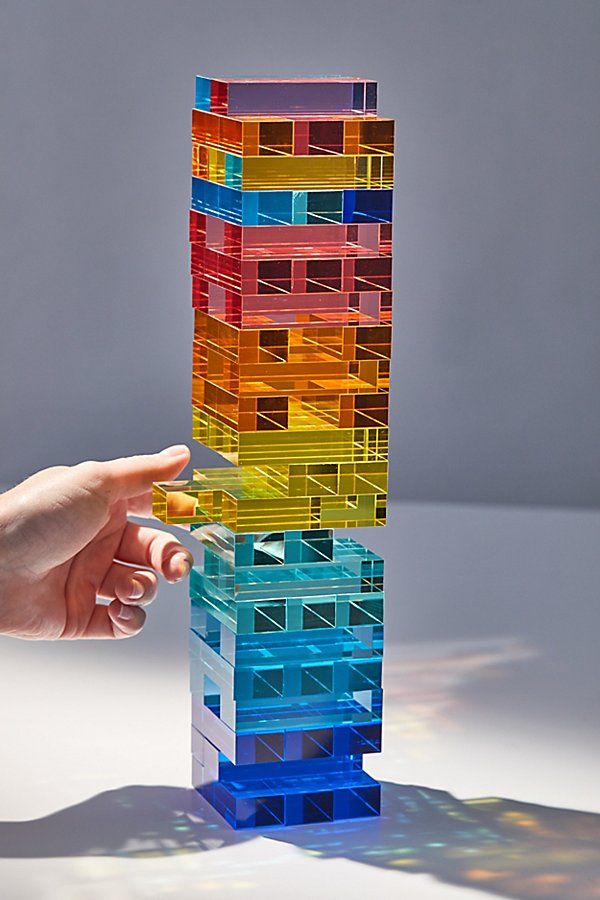 Sunnylife Lucite Jumbling Tower Game | Urban Outfitters (US and RoW)