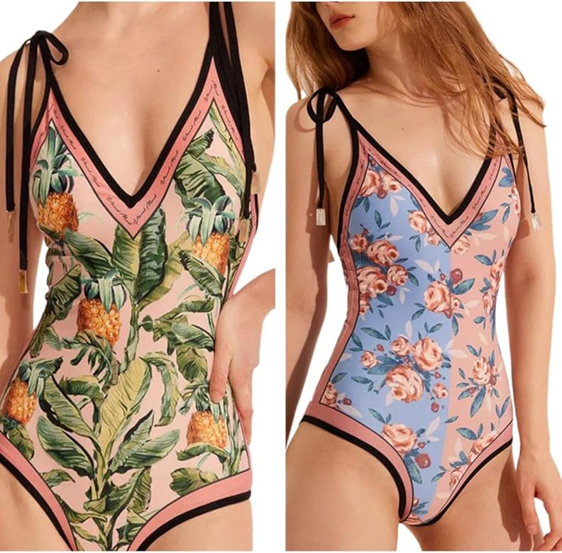 Reversible Floral Sexy One Piece Bathing Suit for Women One Pieces Swimsuits Womens Swimsuits. | Amazon (US)