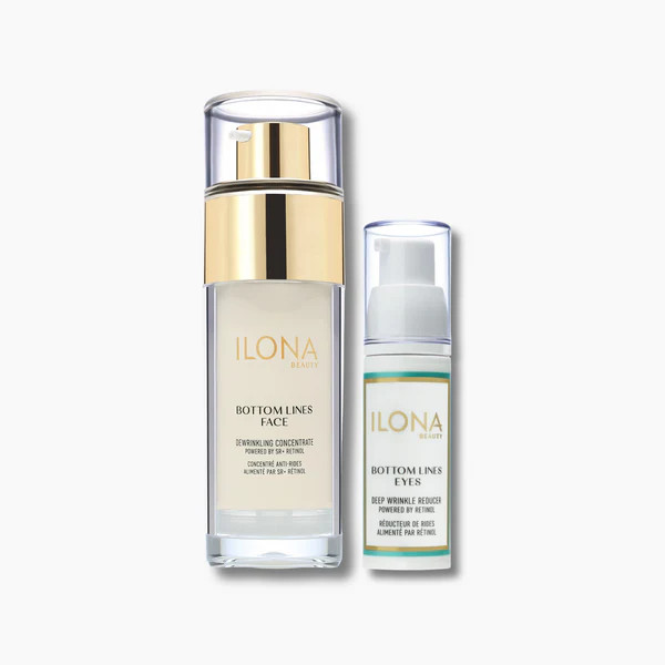 Intensive Retinol Renewal Duo Bottom Lines Face + Bottom Lines Eyes | ILONA Beauty (US)