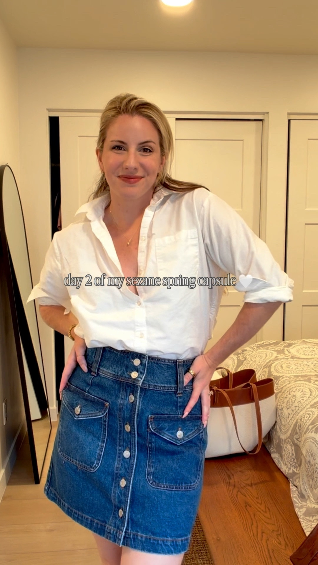 day 2 of my sezane spring capsule 🤍

started with a simple base and added a pop of color — it completely changed the outfit

linking everything (and similar pieces) ✨

#LTKWorkwear #LTKSeasonal #LTKootd