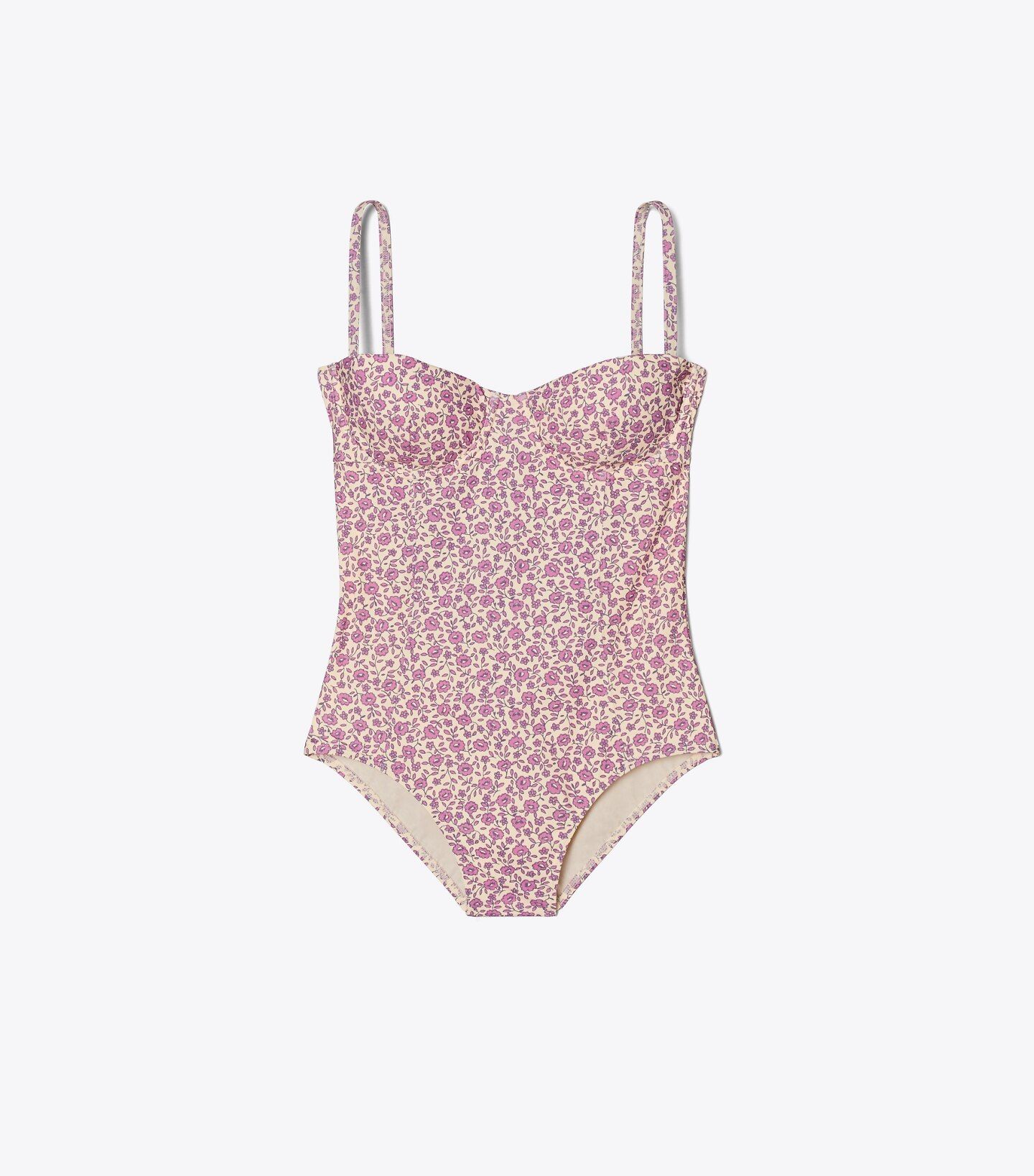 WOVEN UNDERWIRE ONE-PIECE SWIMSUIT | Tory Burch (US)