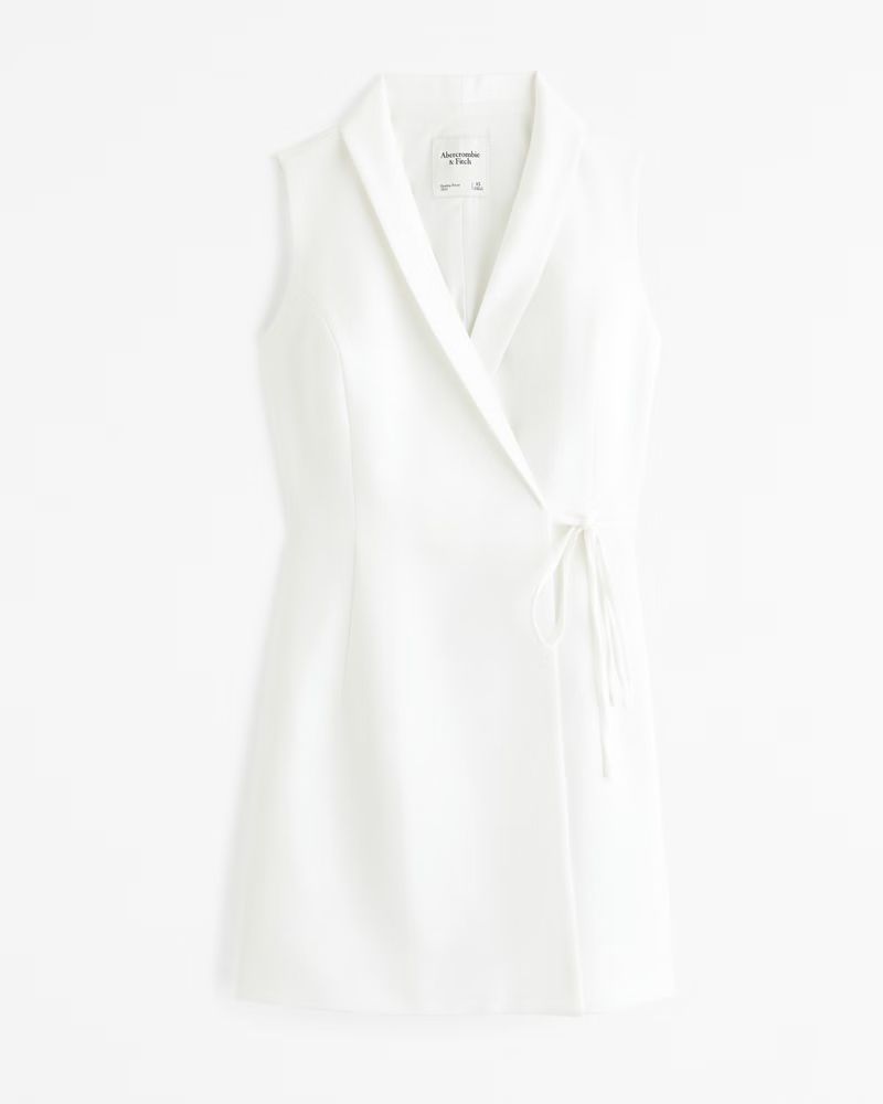 Women's Blazer Wrap Mini Dress | Women's Clearance | Abercrombie.com | Abercrombie & Fitch (US)