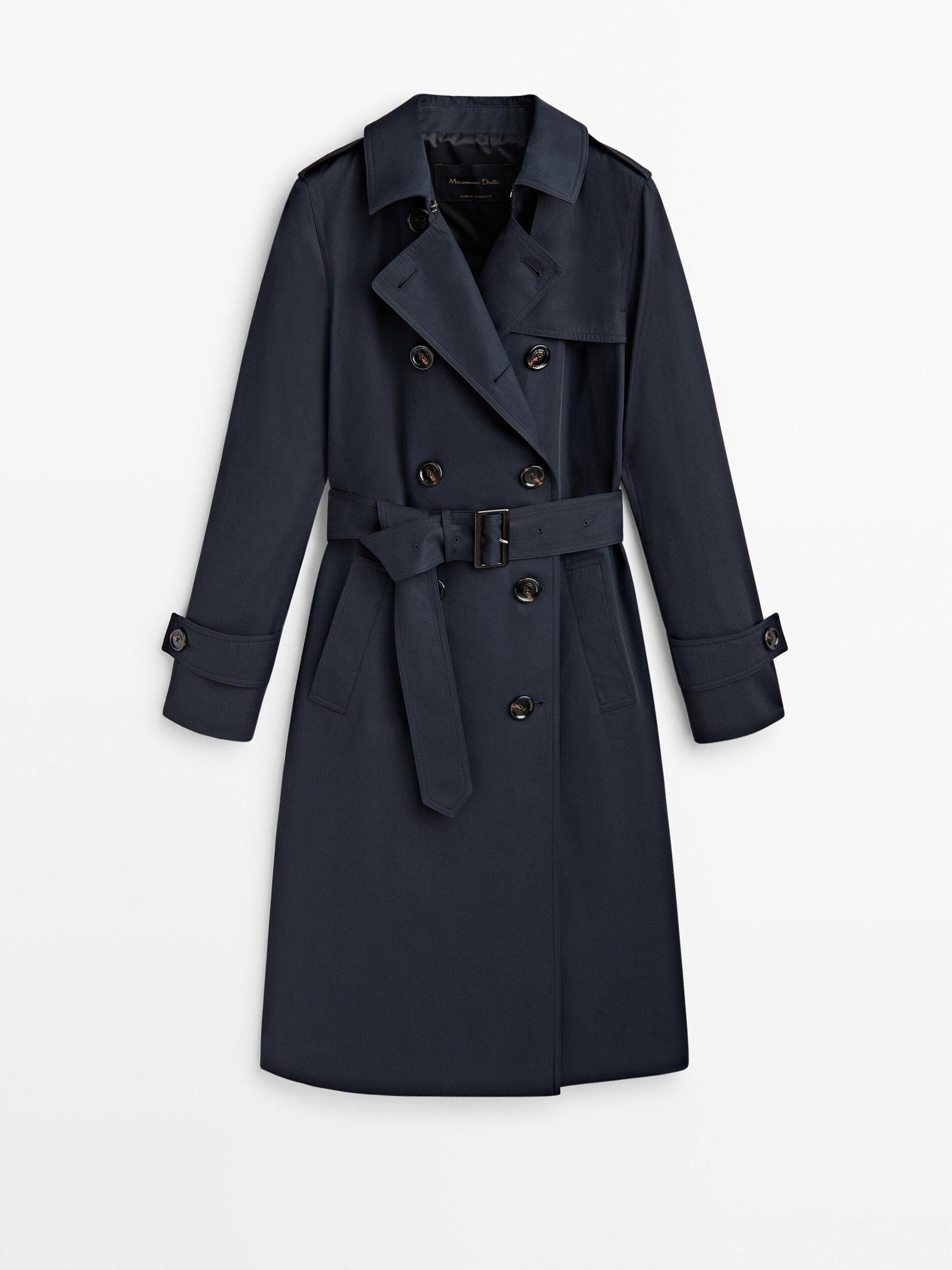 Trench coat with belt | Massimo Dutti UK