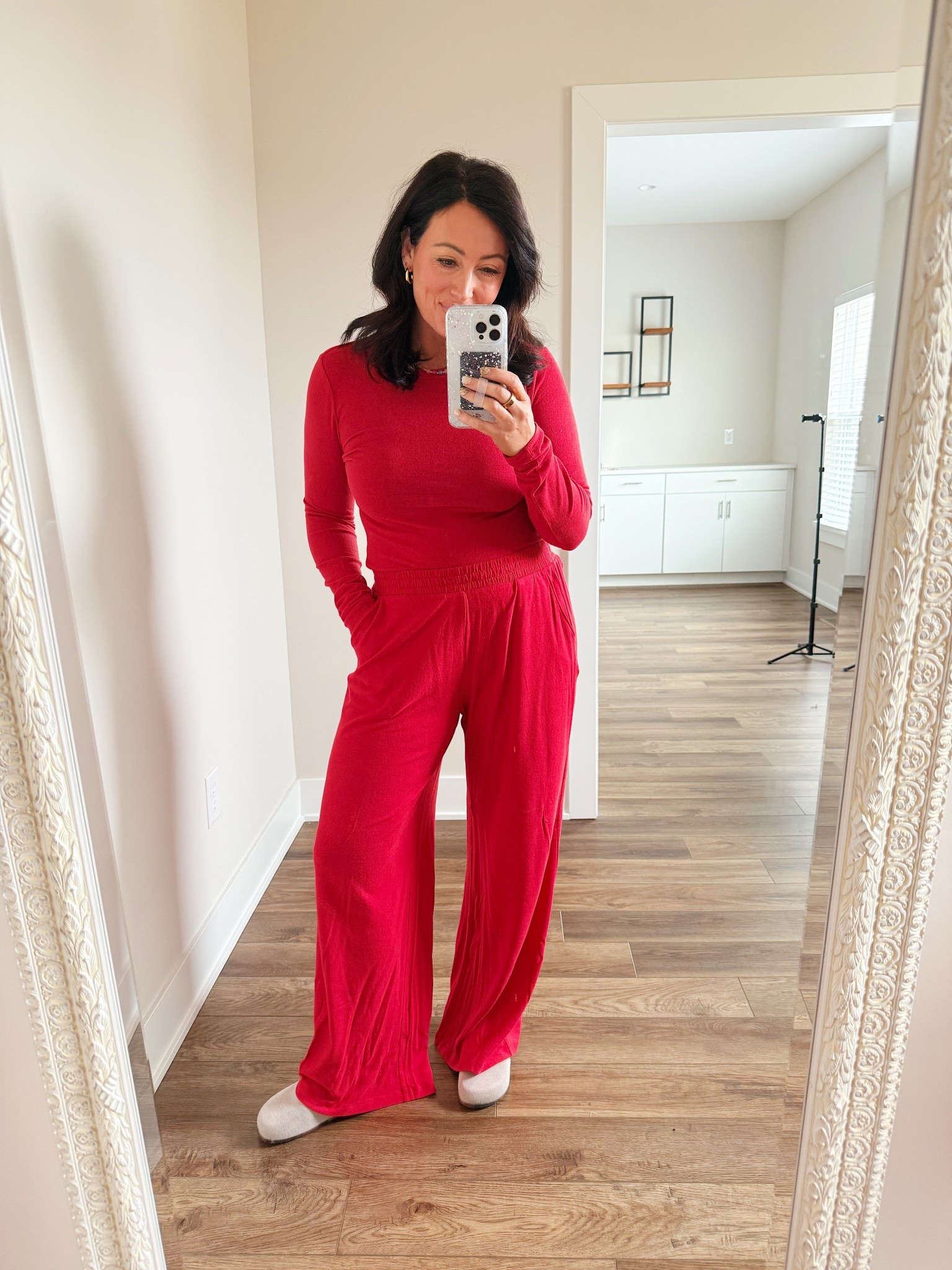 medium top
medium pants 

#LTKootd #LTKPetite #LTKgrwm