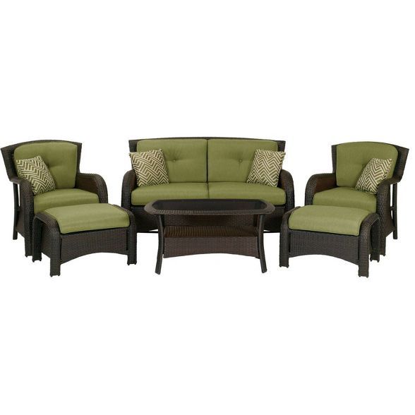 Strathmere 6pc Deep Seating Set w/ Cushions - Hanover | Target