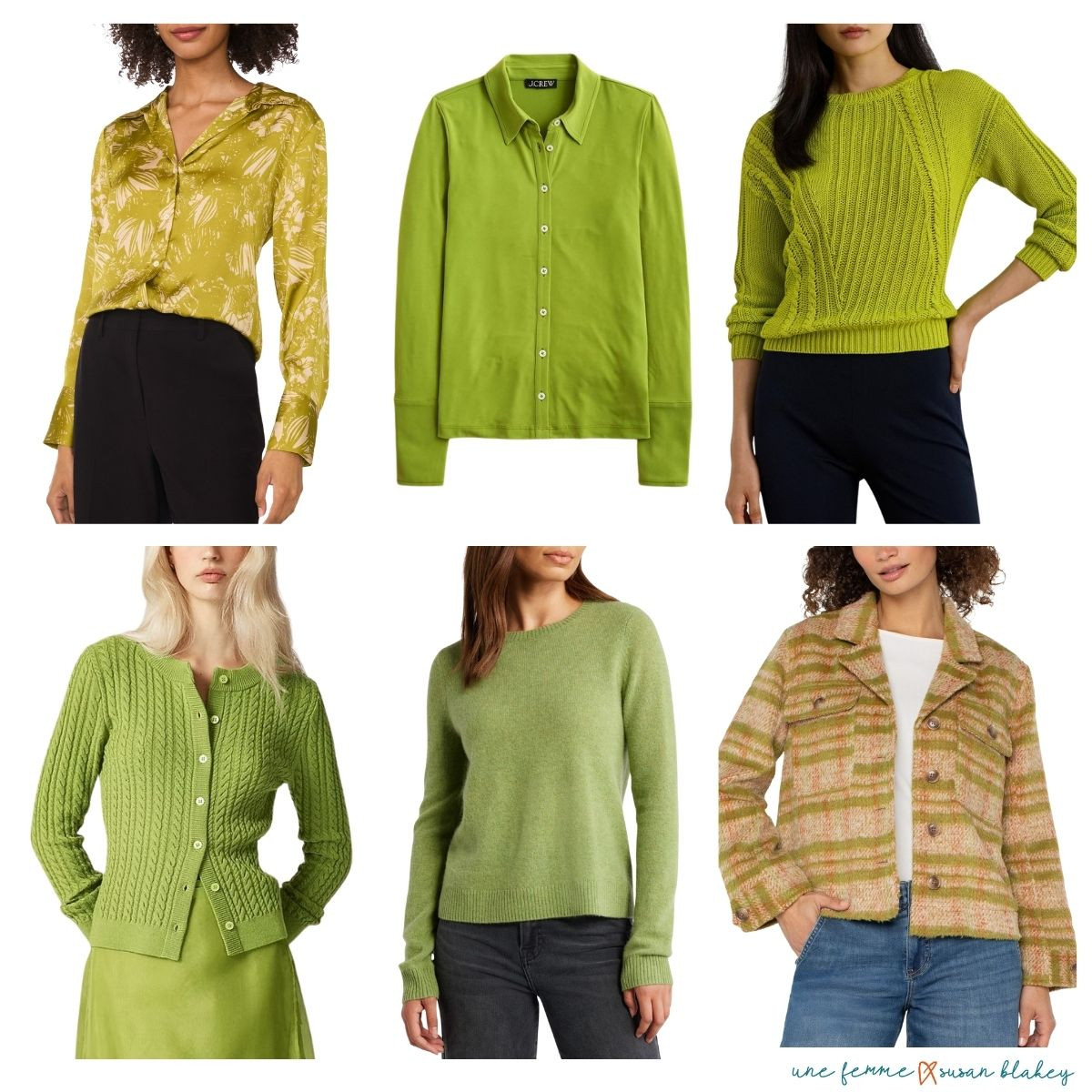 Fall color trends 2025: brighten your fall outfits with lime and avocado green!  

 #LTKSeasonal #LTKOver40 #LTKStyleTip