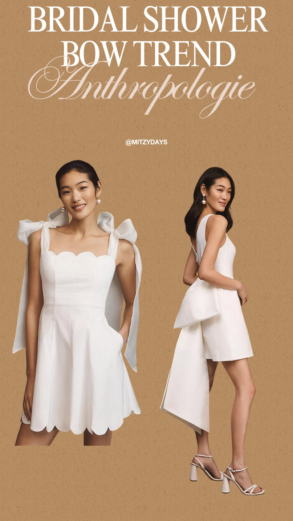 Spring dresses that are perfect for your bridal shower or for any time of the year!

Have you ever felt like a bow could make all the difference in your outfit? I'm always obsessed with adding a bow to a white dress - it just elevates the entire look! There's something about that simple, yet stylish accessory that makes me feel confident and put-together. Do you have a go-to accessory that makes you feel the same way?

White dress | mini dress | wedding | spring dress | bridal outfit 

#LTKSpringSale #LTKstyletip #LTKwedding