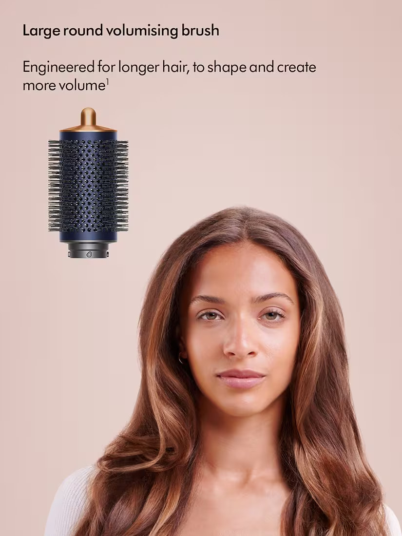 DysonAirwrap™ Complete Long Volumise Hair Styler, Prussian Blue/Copper | John Lewis (UK)
