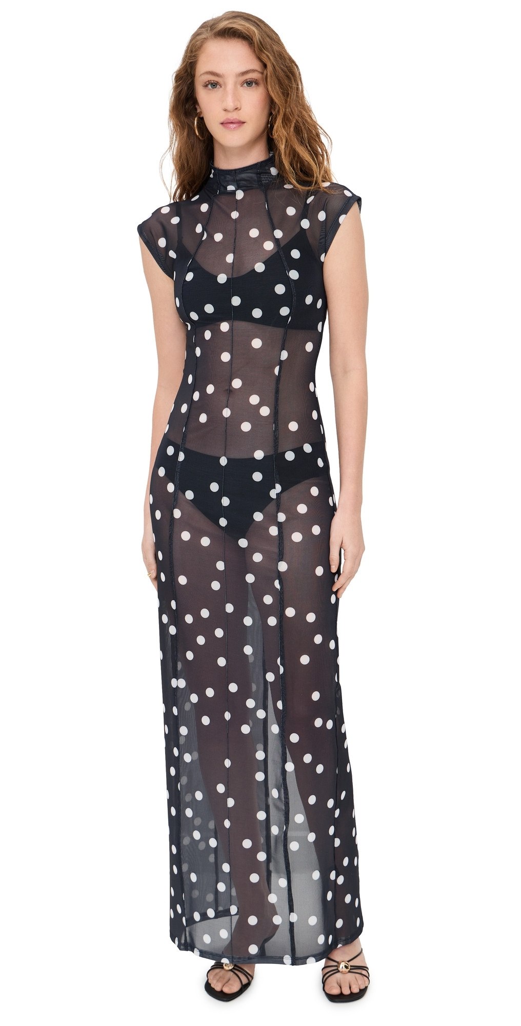 Lioness Redefined Maxi Dress Noir Polka M | Shopbop