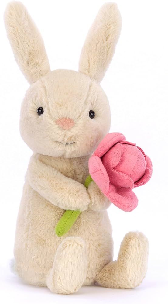 Jellycat Bonnie Bunny with Peony Stuffed Animal Plush Toy | Amazon (US)