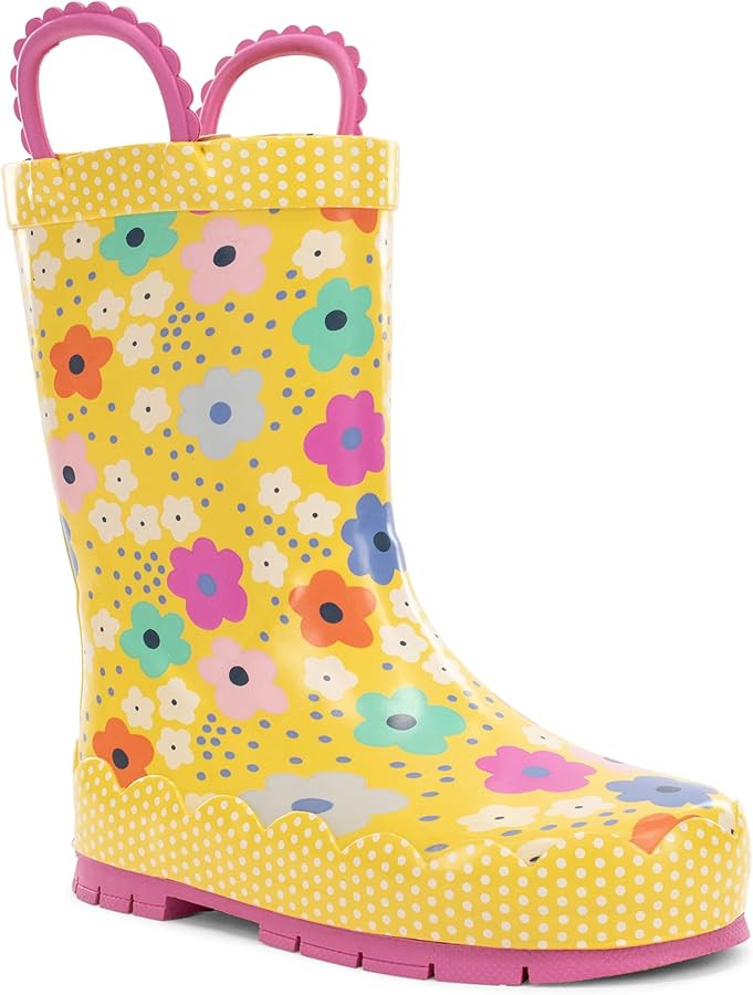Western Chief Rain Boots with Pull on Handles for Toddlers and Kids - Premium Waterproof Boots fo... | Amazon (US)