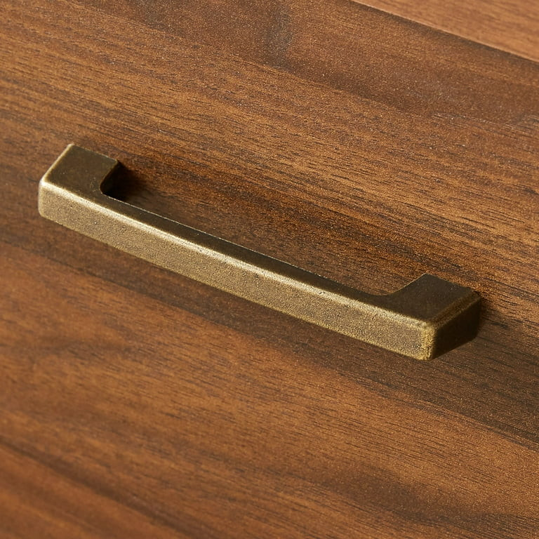 Mainstays 3 Door TV Stand Console, for TVs up to 50", Canyon Walnut Finish - Walmart.com | Walmart (US)